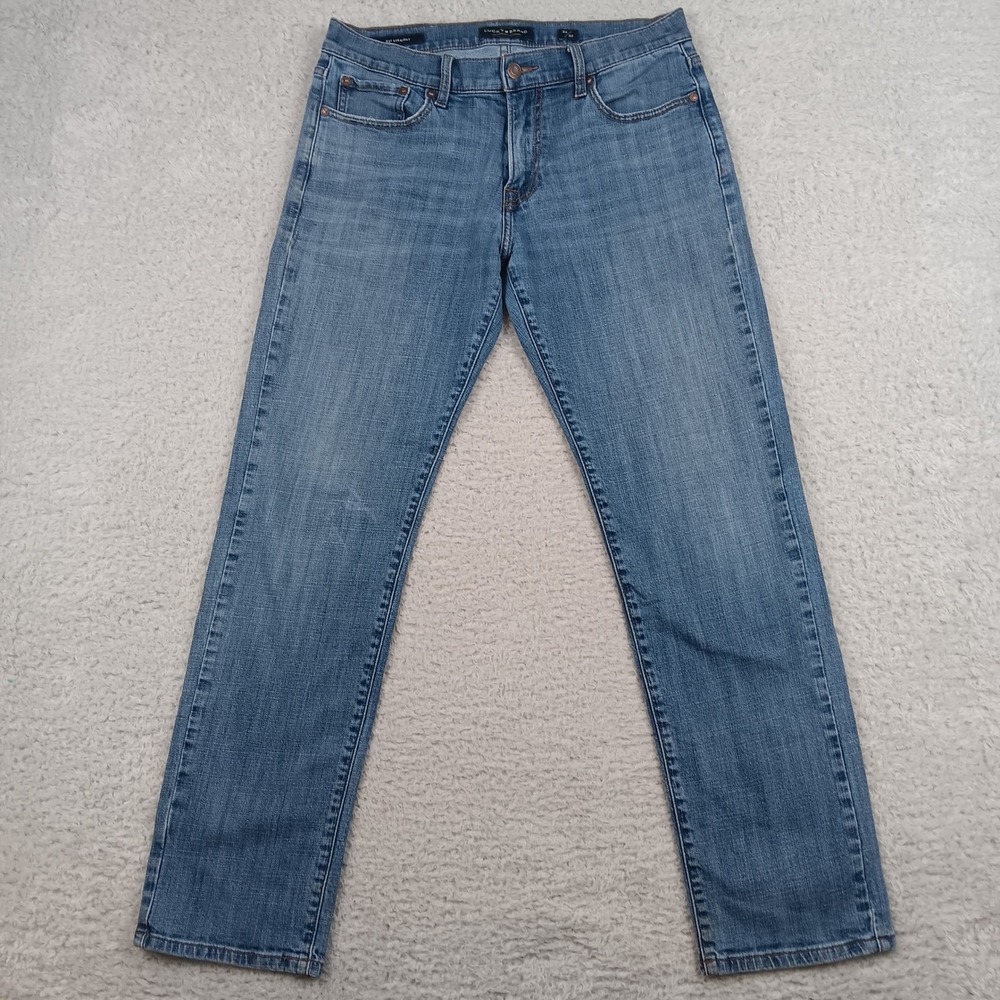 Lucky Brand Jeans 221 Straight Men 32x32 Blue Medium Wash Denim